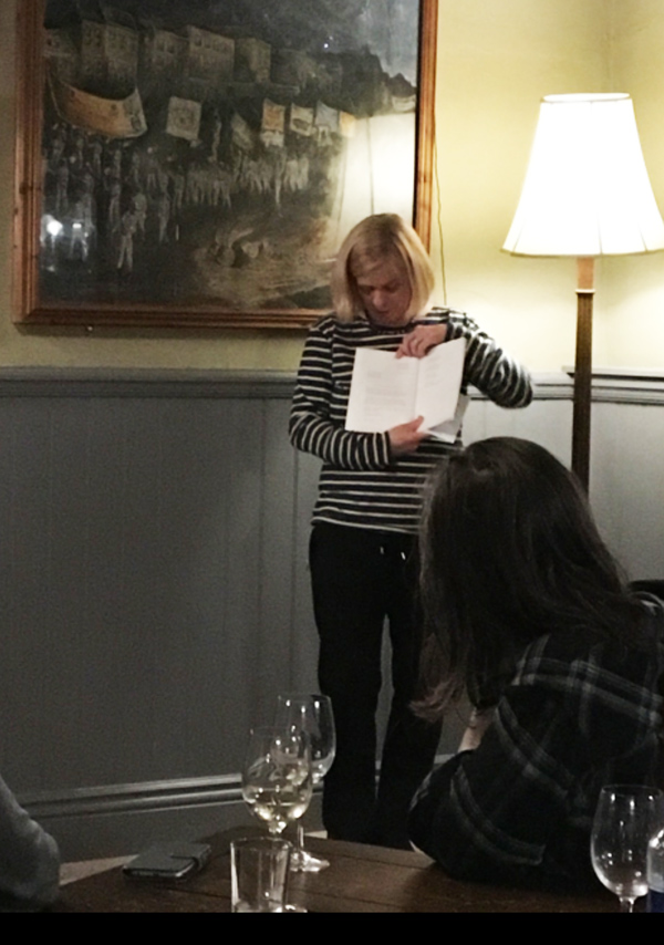 Charlotte Gann reading 