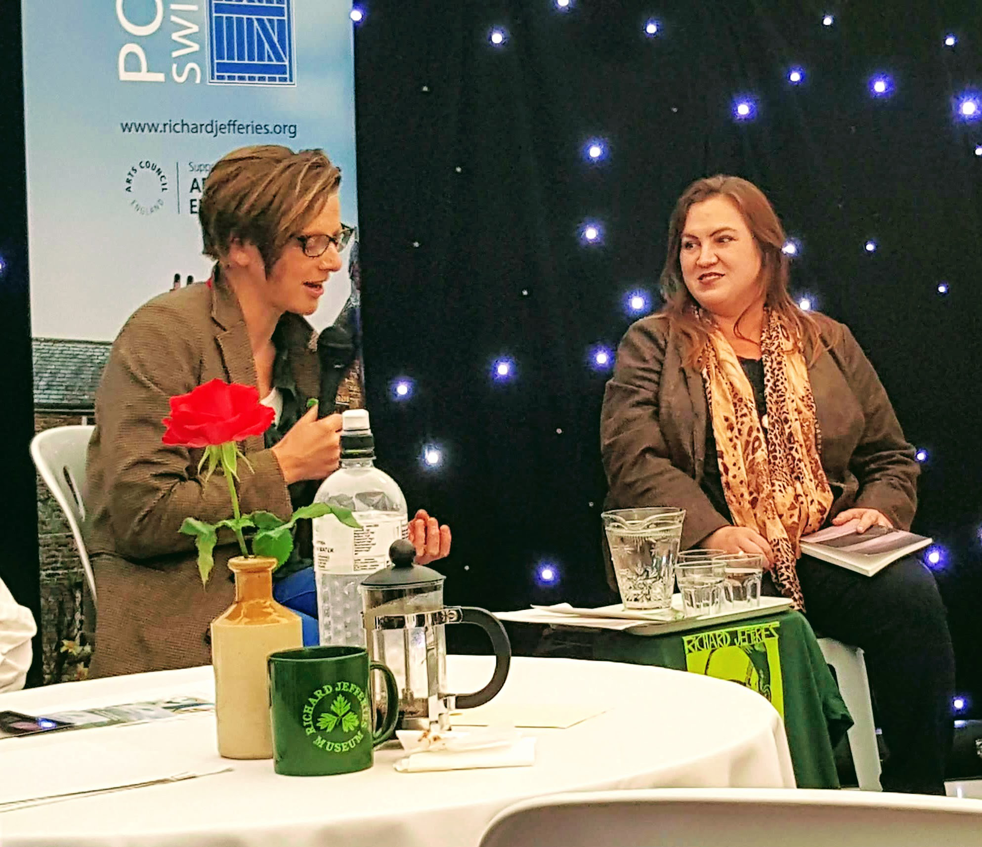 Clare Shaw interviews Carrie Etter at Poetry Swindon Festival