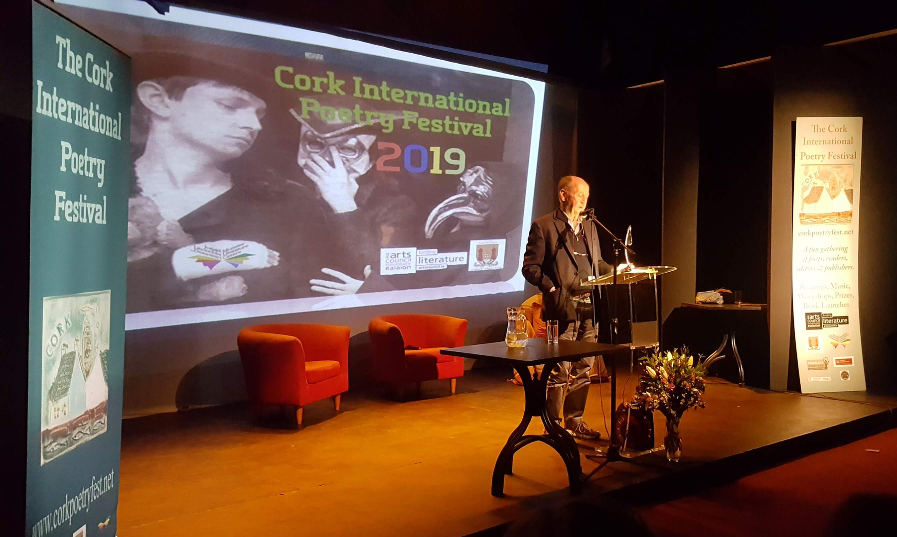 Billy Collins reading at Cork Poetry Festival