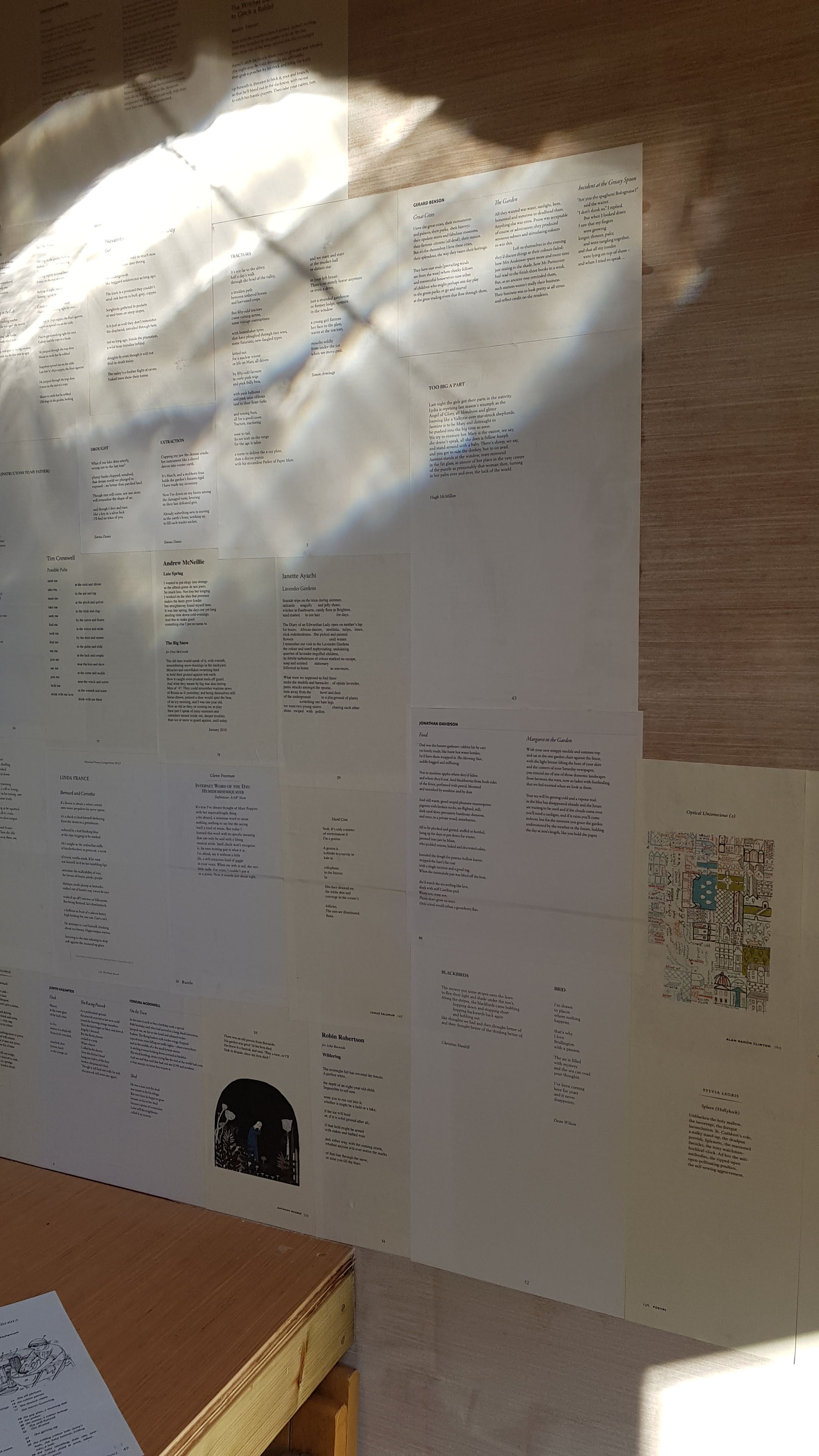 poetry wall